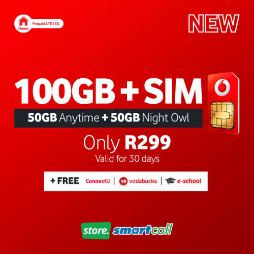 Prepaid & Contracts - SIM Only + 100GB Vodacom LTE Data Was Sold For ...